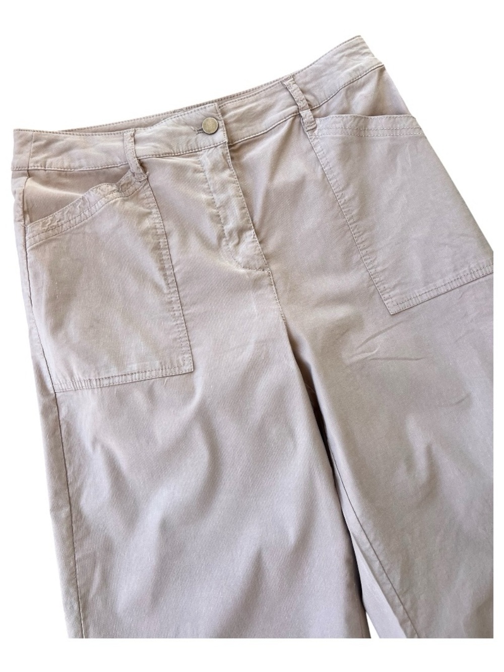 Nicole Miller New York Wide Leg Crop Pants Women’s Size 8 - Picture 4 of 7